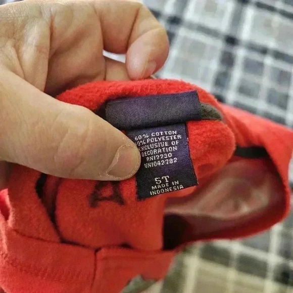 Cherokee red 5t cotton polyester mix - Picture 7 of 7